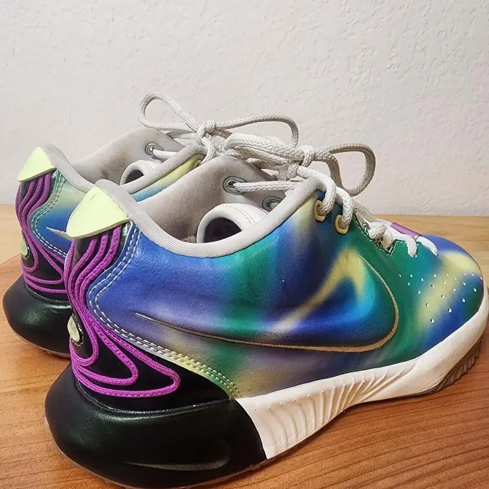 Nike LeBron Shoes Youth Size 6.5Y Multicolor Tie Dye Basketball FN4305-900